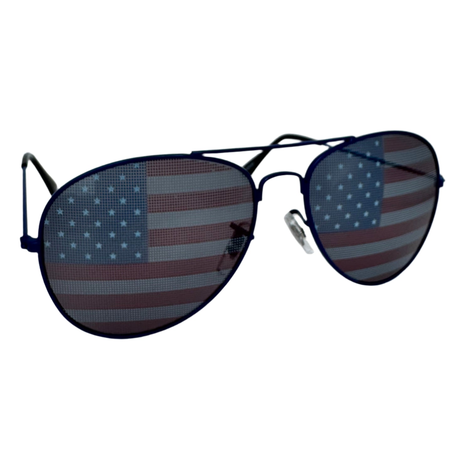 Blue American Flag Novelty Sunglasses