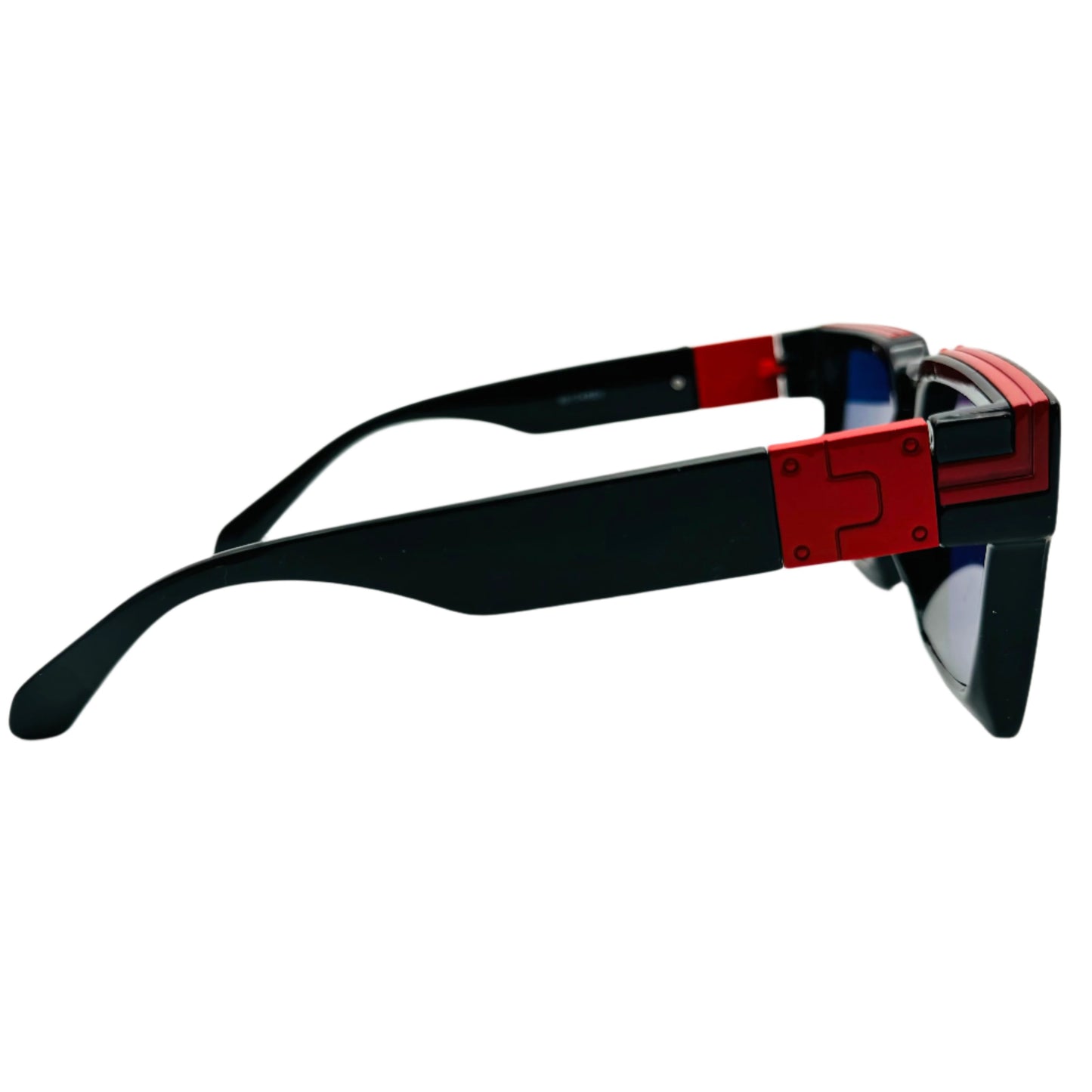 (C) 6143 | Square Mirrored Lens Sunglasses