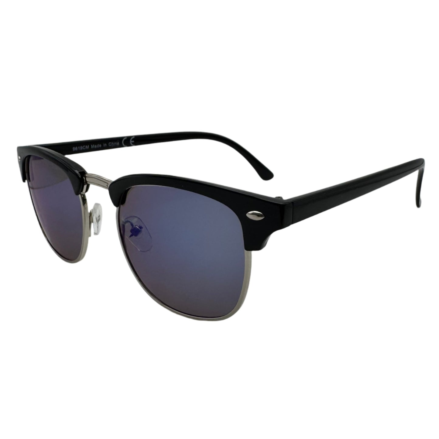 9027 (C) | Browline Sunglasses with Mirrored Lenses