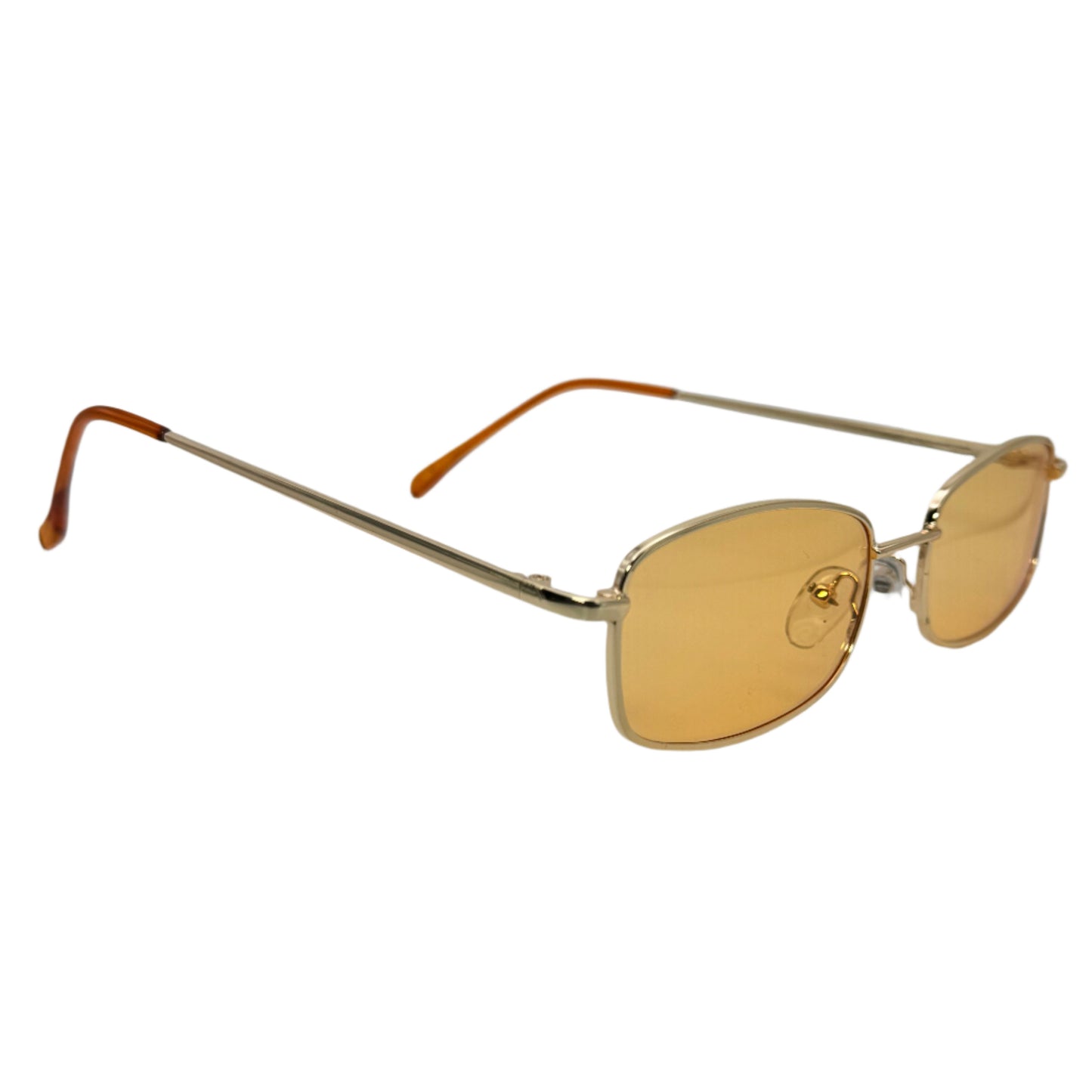 9342 (C) | Rectangle Retro Color Lens Sunglasses