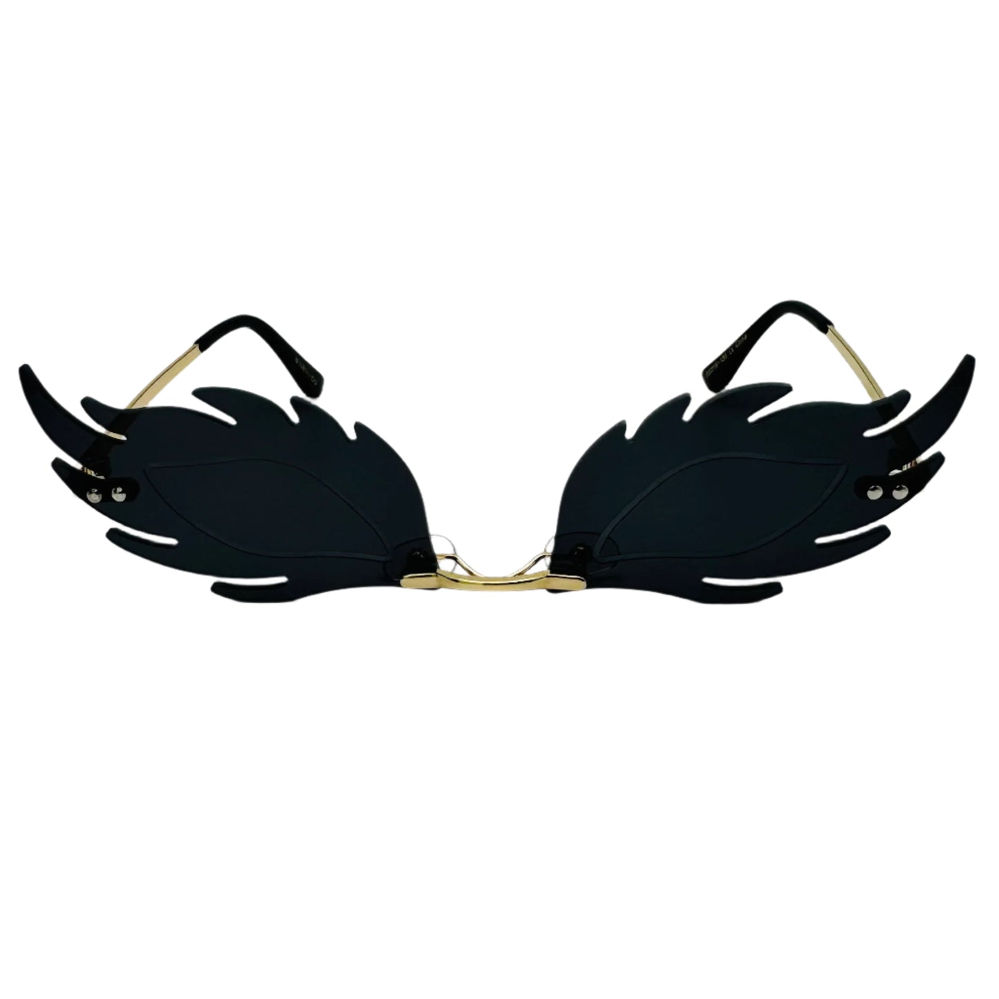 Black Rimless Lens Blaze Sunglasses