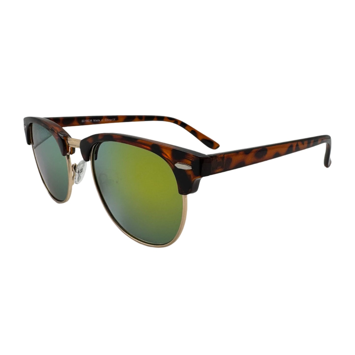9027 (C) | Browline Sunglasses with Mirrored Lenses