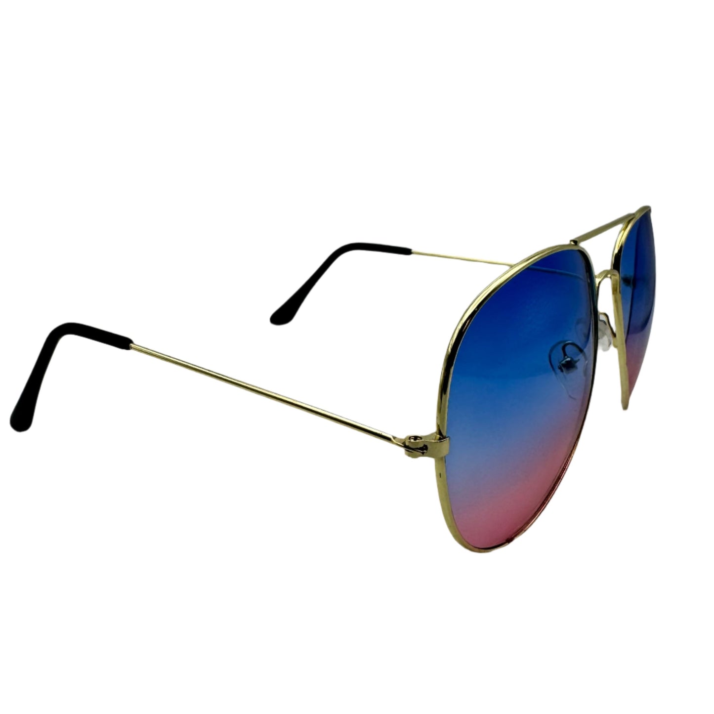6001 | Two Tone Unisex Aviator Sunglasses