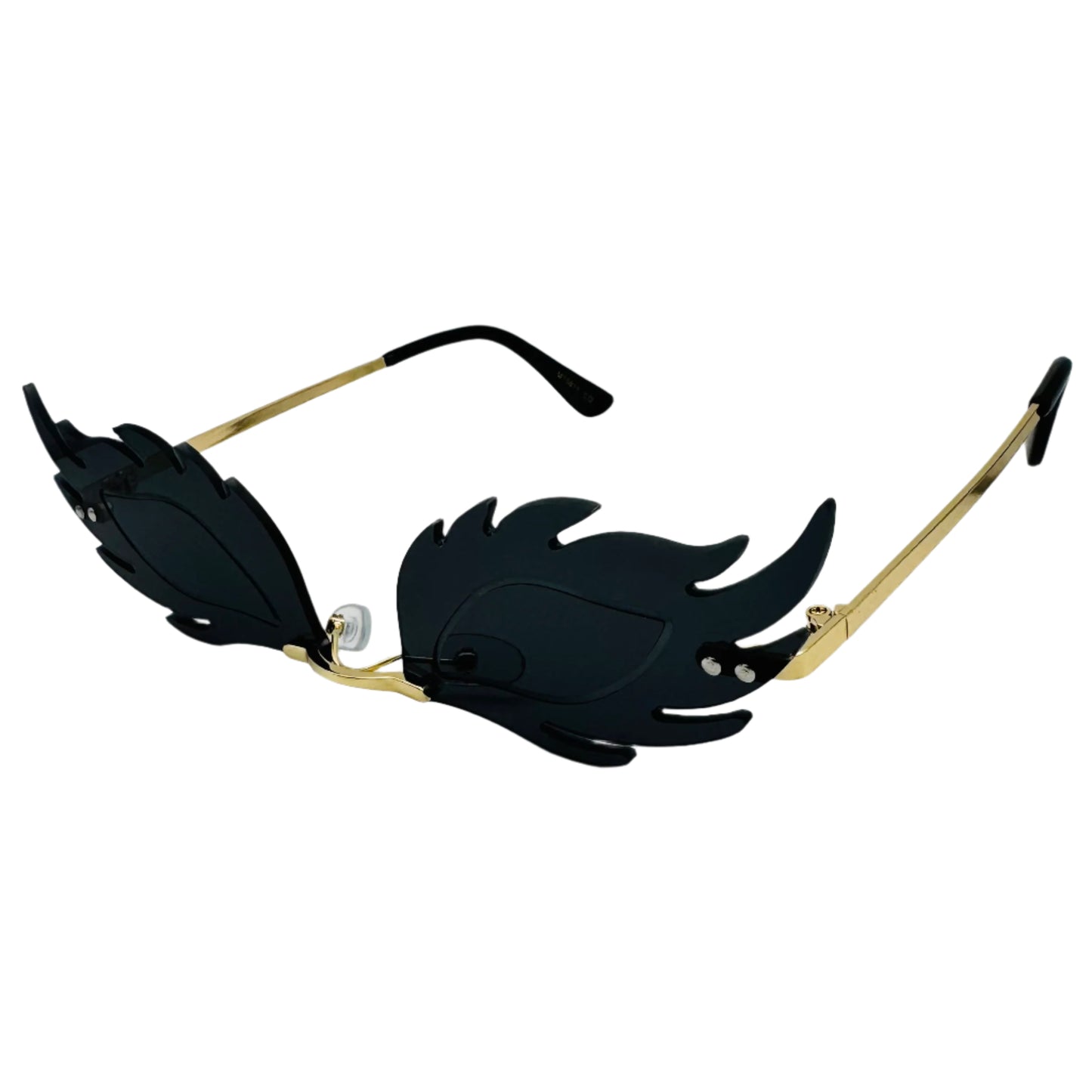 Black Rimless Lens Blaze Sunglasses