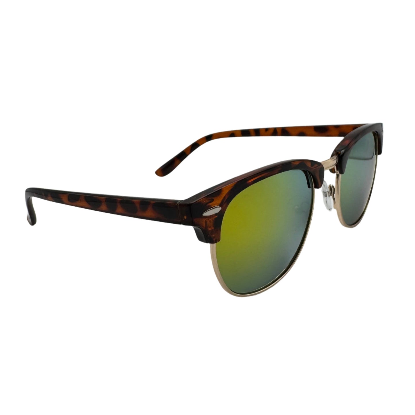 9027 (C) | Browline Sunglasses with Mirrored Lenses