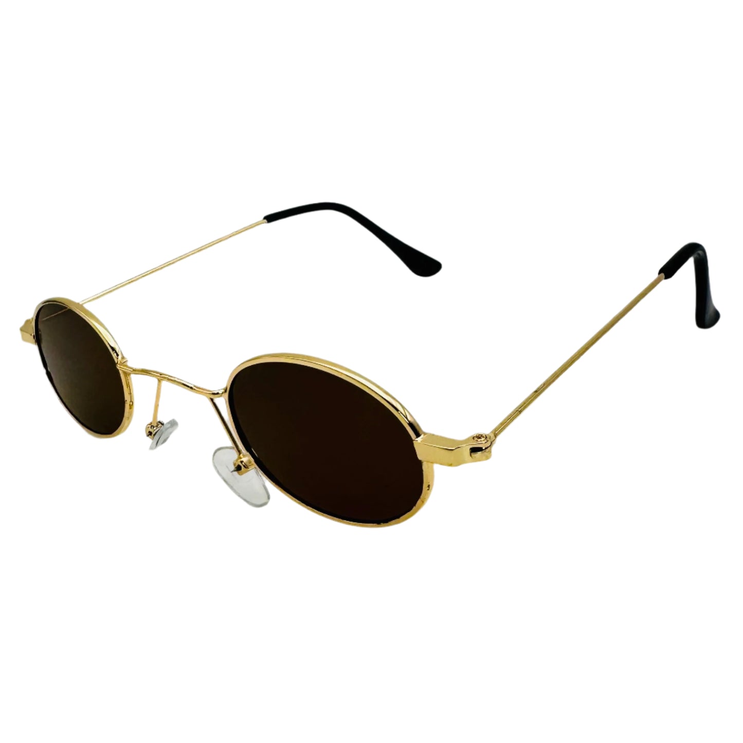 Brown Lens Small Circle Sunglasses