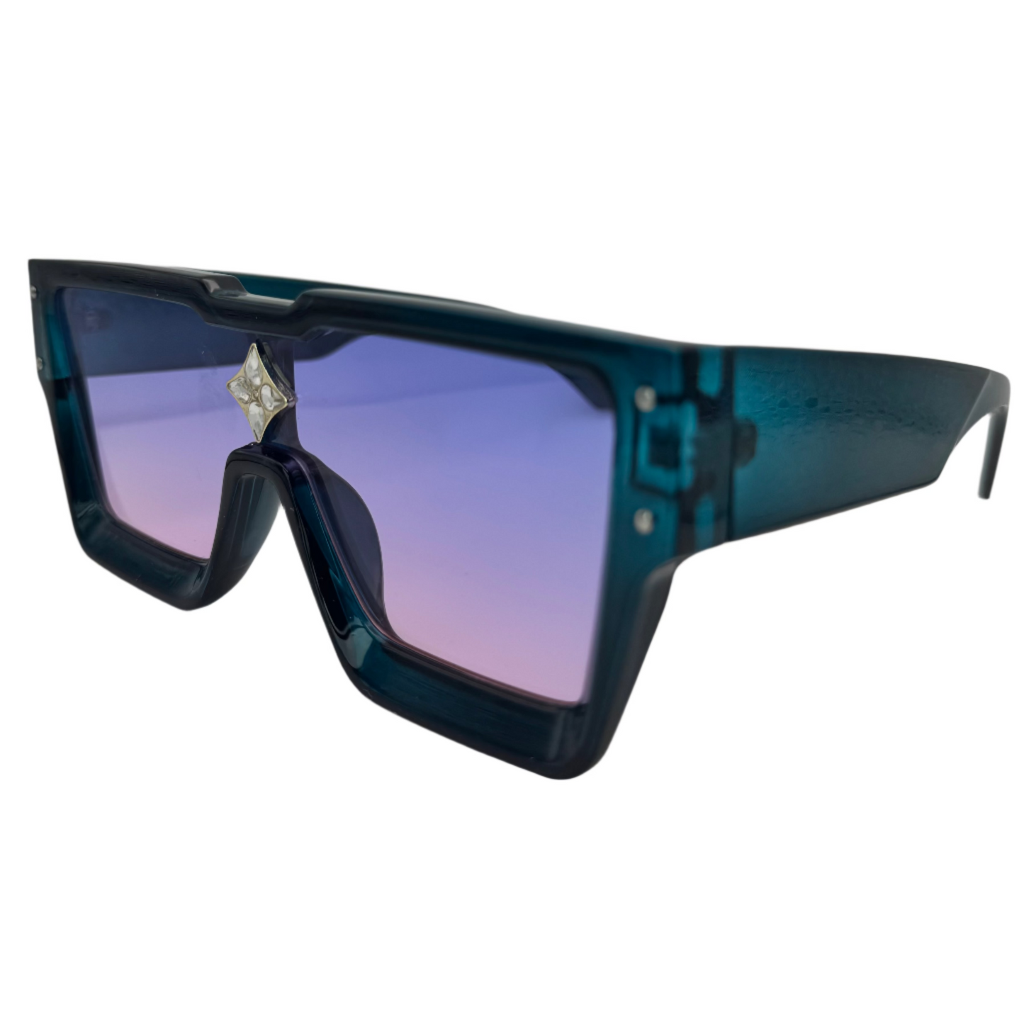 Aqua Marble Single Piece Lens Sunglasses