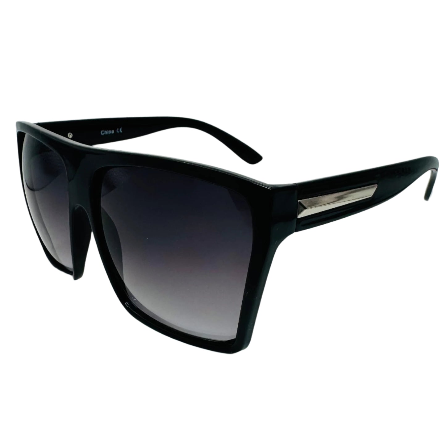 Black Large Square Sunglasses