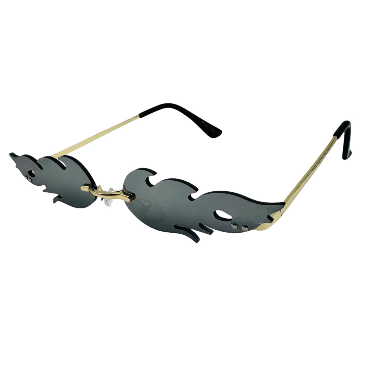 6076 | Mirrored Flame Novelty Sunglasses