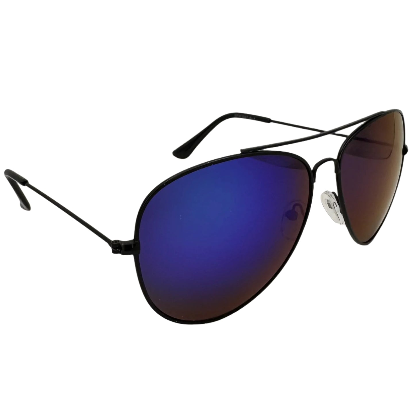 Blue Mirrored Aviator Sunglasses