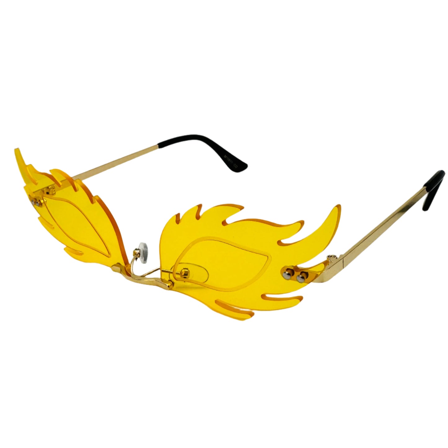 Yellow Rimless Lens Blaze Sunglasses