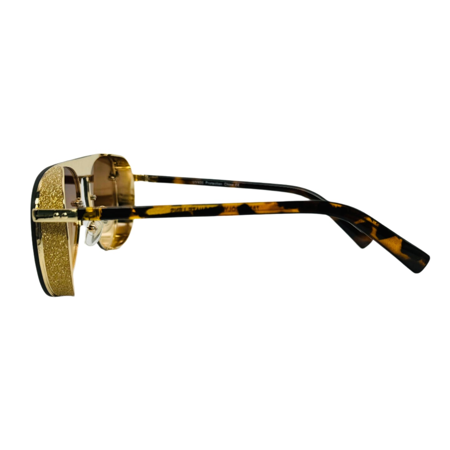 9338 | Aviator Sunglasses with Glitter Accent