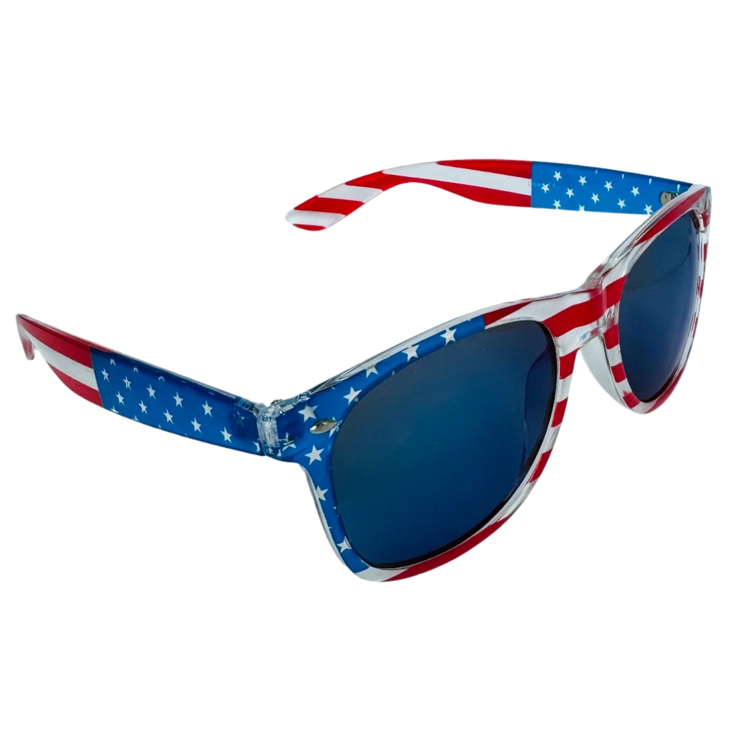 Blue Mirror Lens American Flag Sunglasses