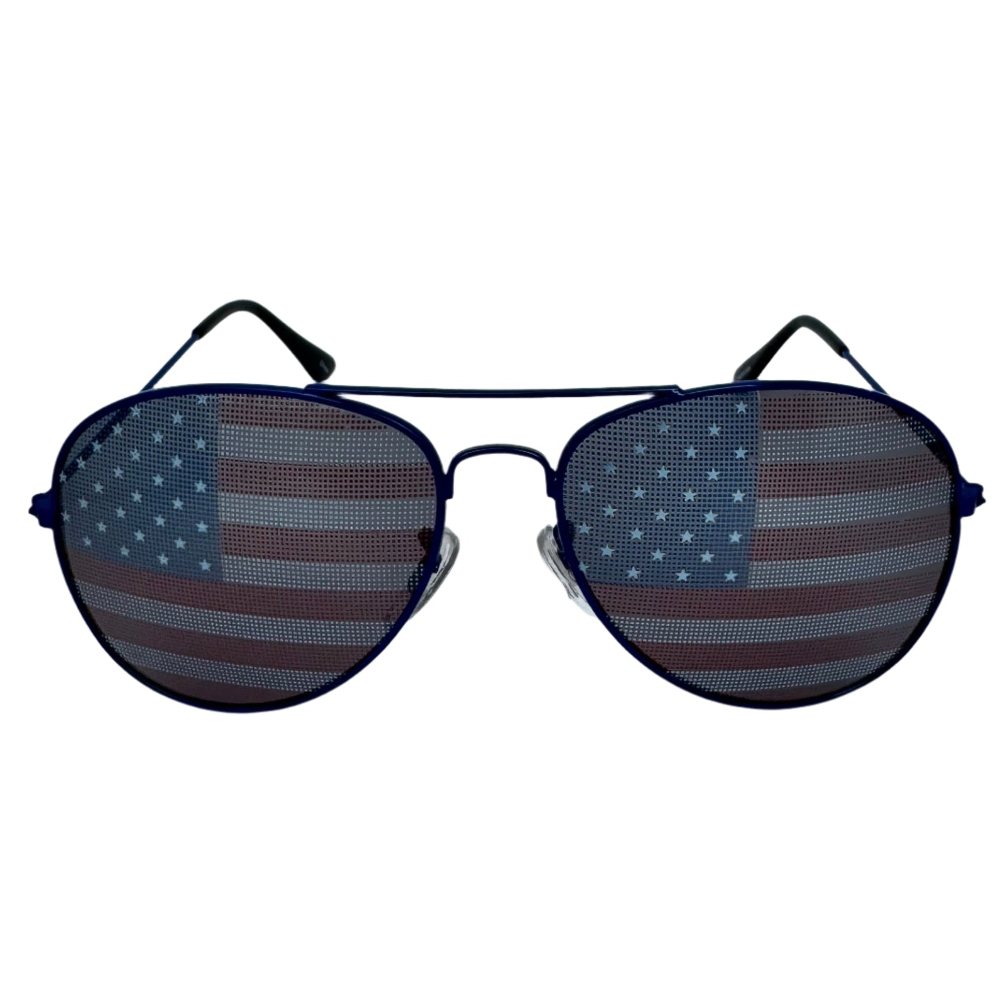 Blue American Flag Novelty Sunglasses
