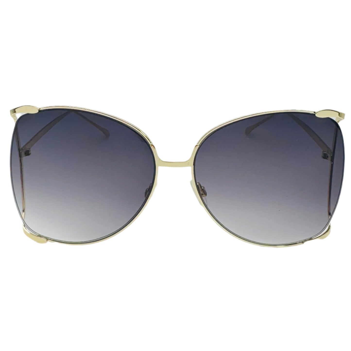 Gold/Black Butterfly Lens Sunglasses