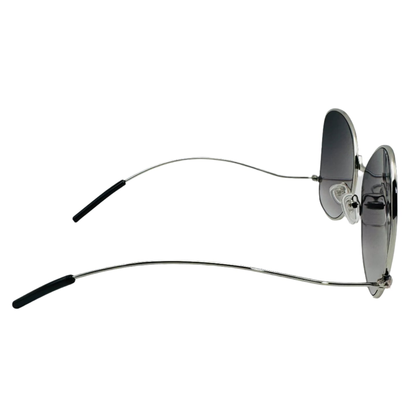 Silver/Black Butterfly Lens Sunglasses