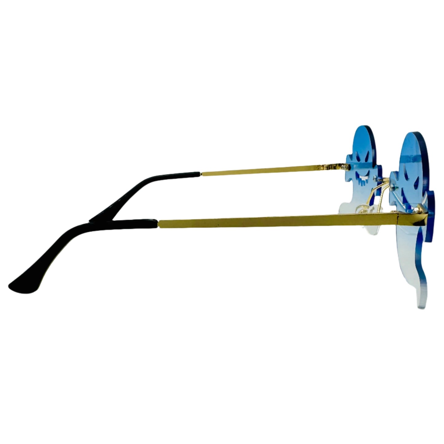 Blue Ghost Lens Novelty Sunglasses | Halloween