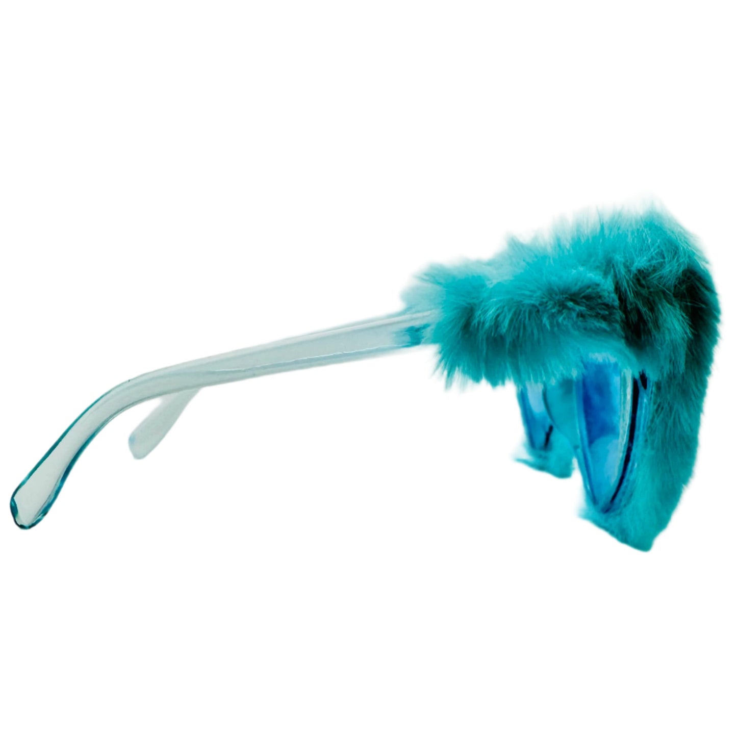 6166 | Fuzzy Heart Sunglasses