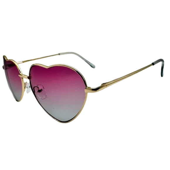 6110 | Two Tone Heart Sunglasses