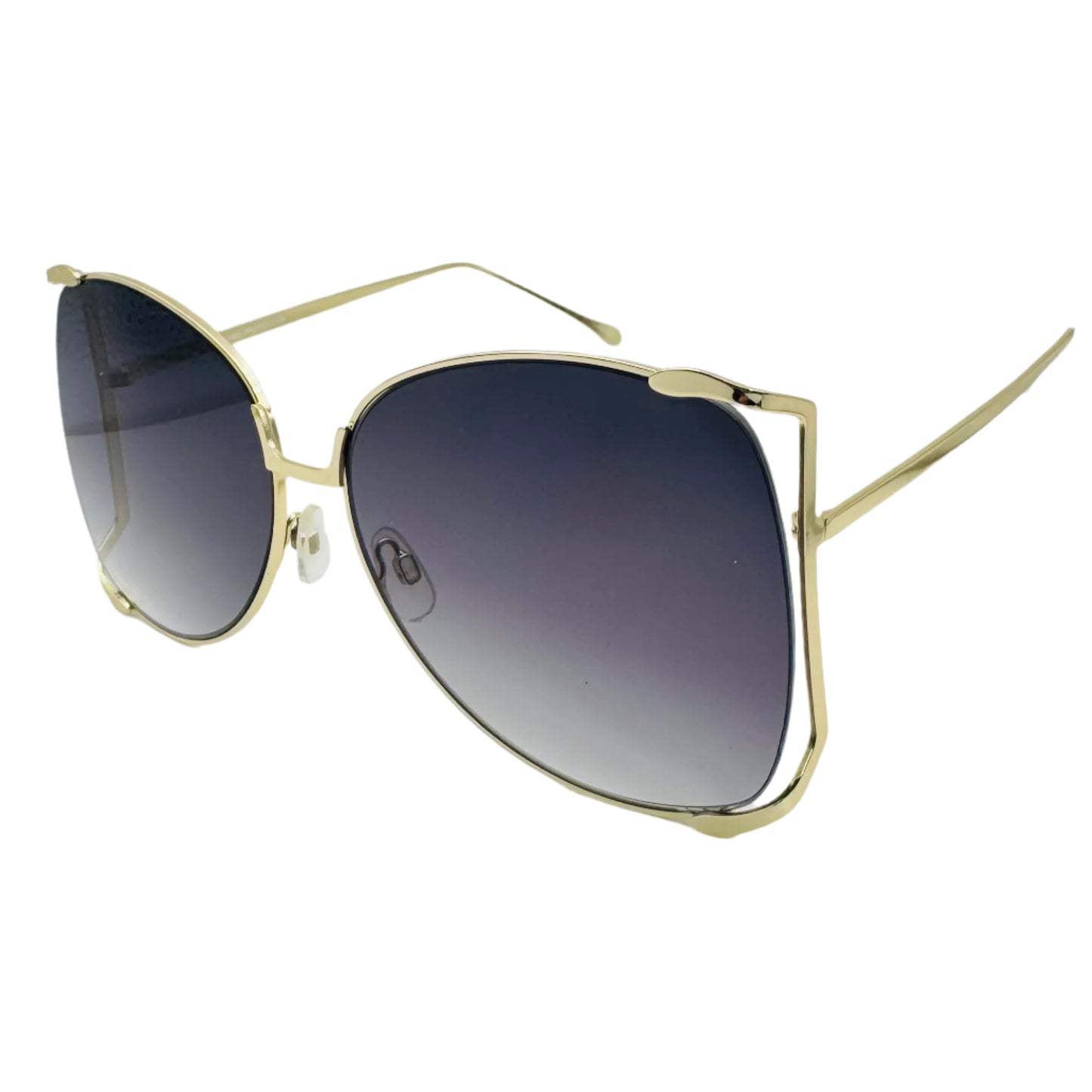 Gold/Black Butterfly Lens Sunglasses