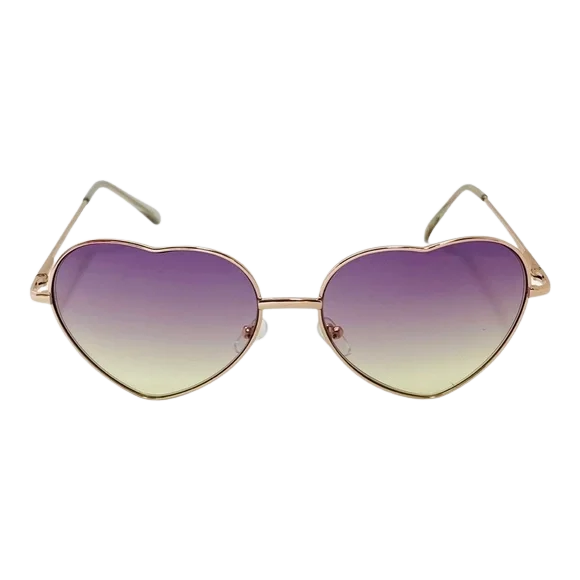 6110 | Two Tone Heart Sunglasses