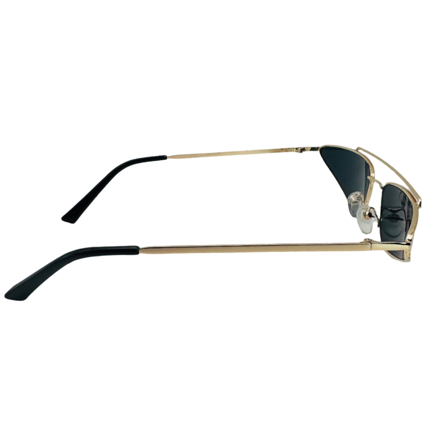 Gold/Black Teardrop Sunglasses