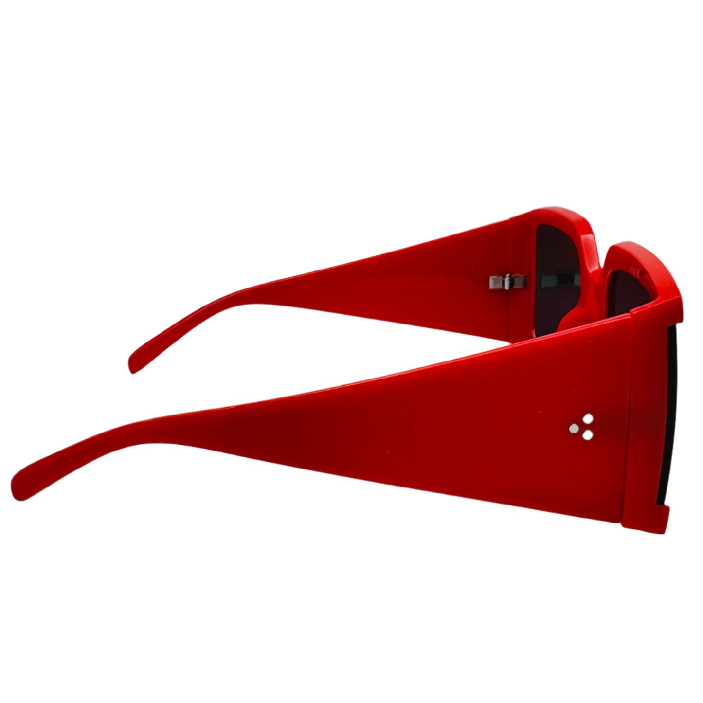 Red Rimless Side Ladies Sunglasses