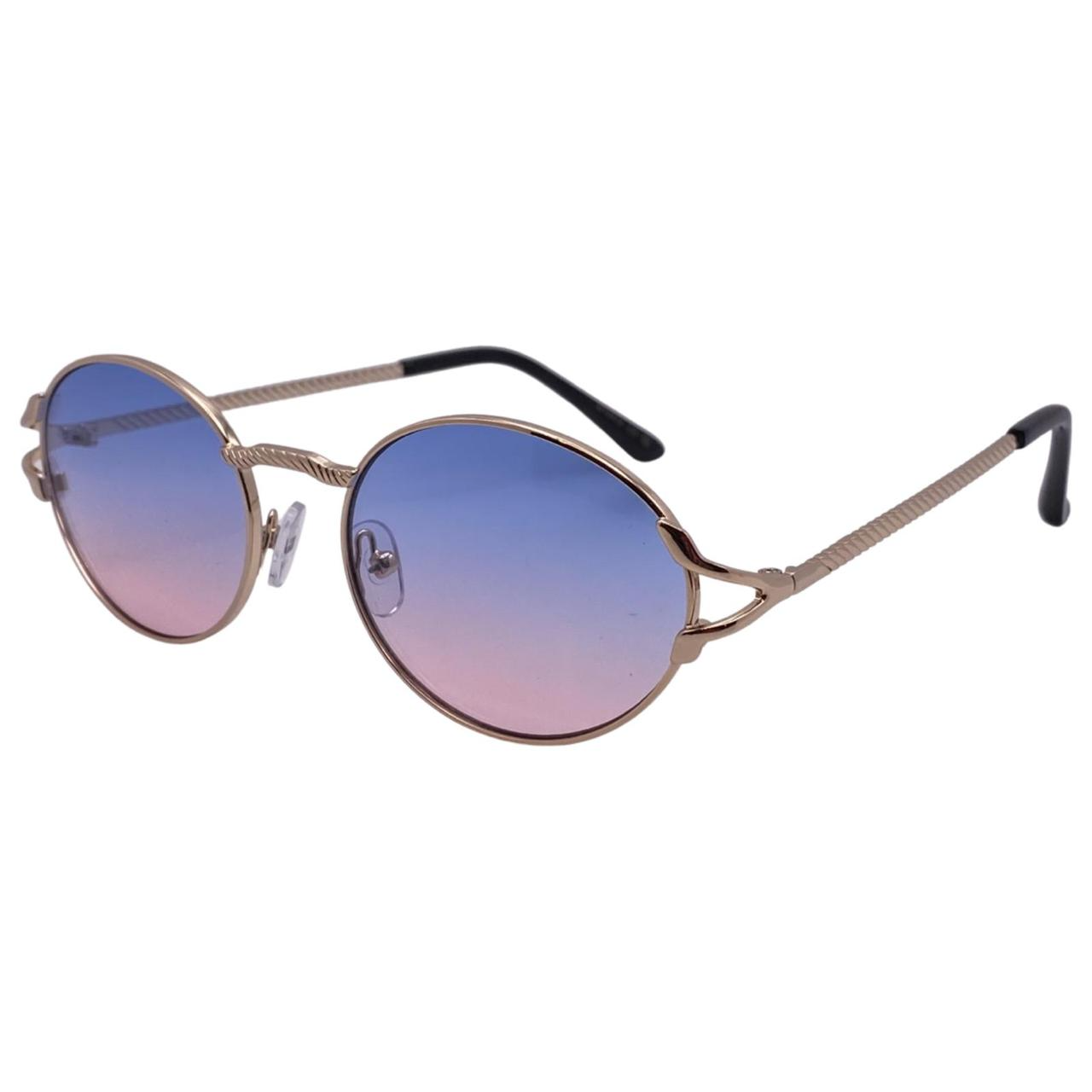 (C) 6153 | Oval Lens Sunglasses