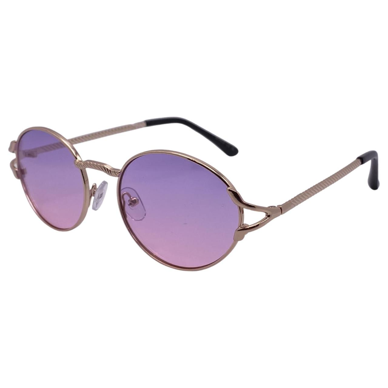 (C) 6153 | Oval Lens Sunglasses