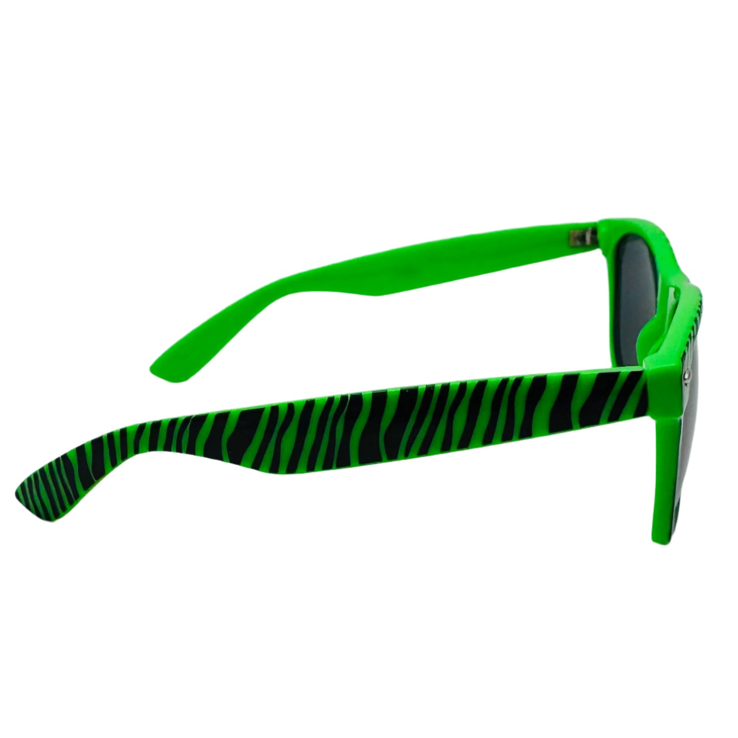 Green Zebra Stripe California Classic Sunglasses