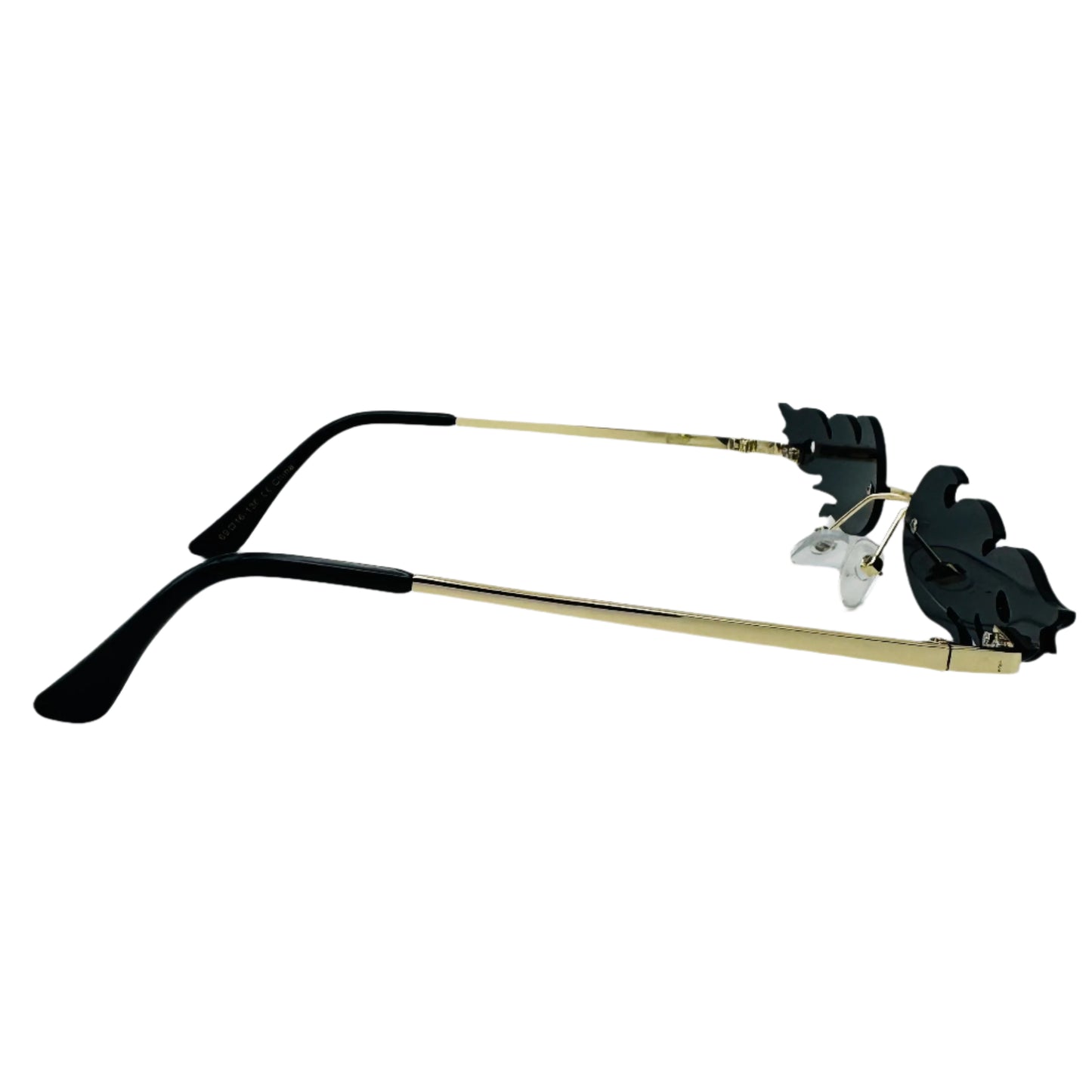 6076 | Mirrored Flame Novelty Sunglasses