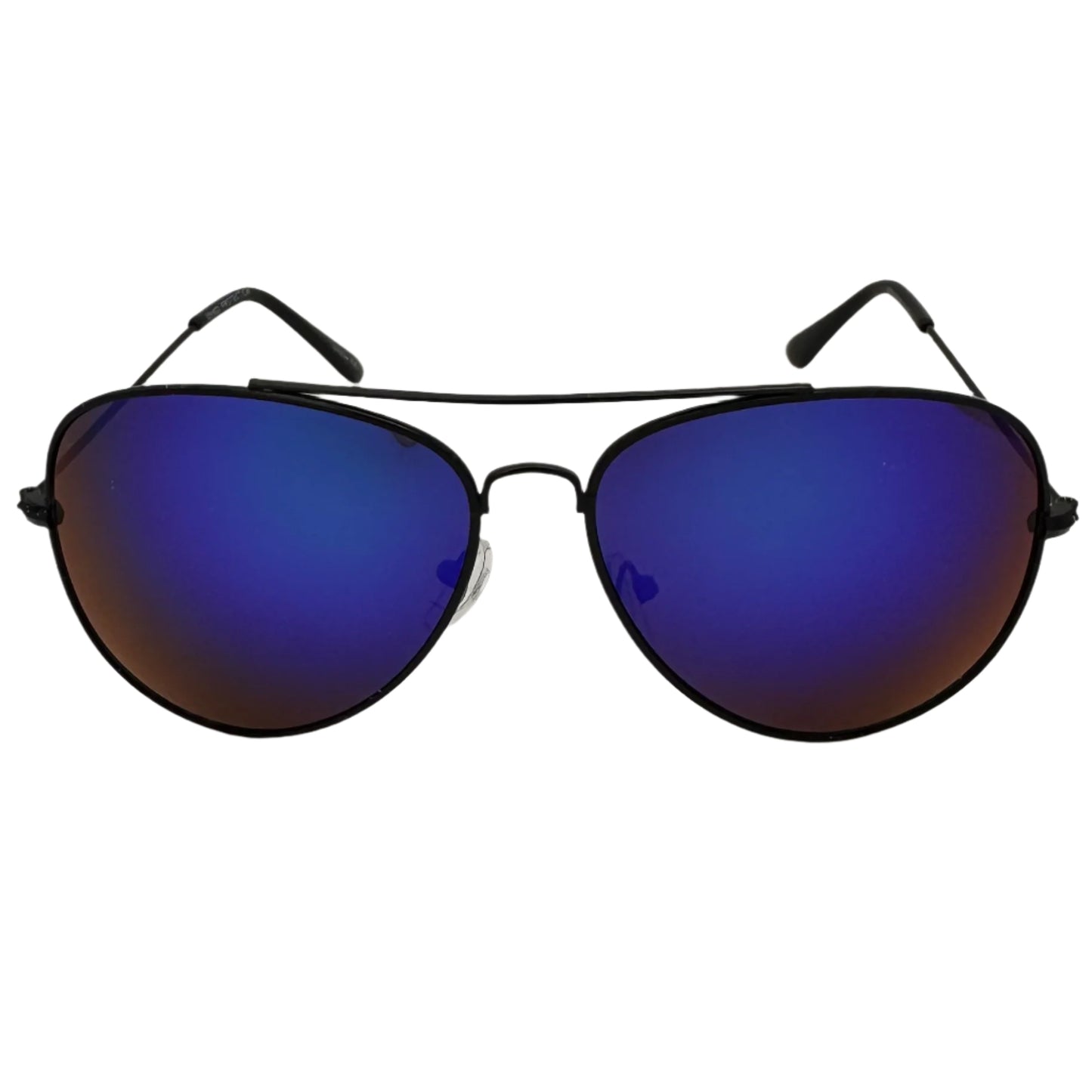 Blue Mirrored Aviator Sunglasses