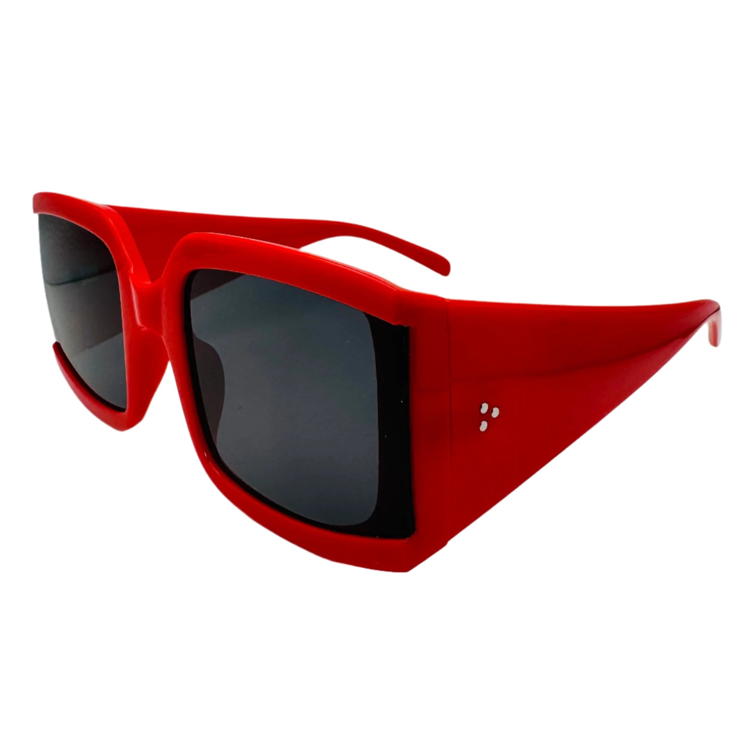 Red Rimless Side Ladies Sunglasses