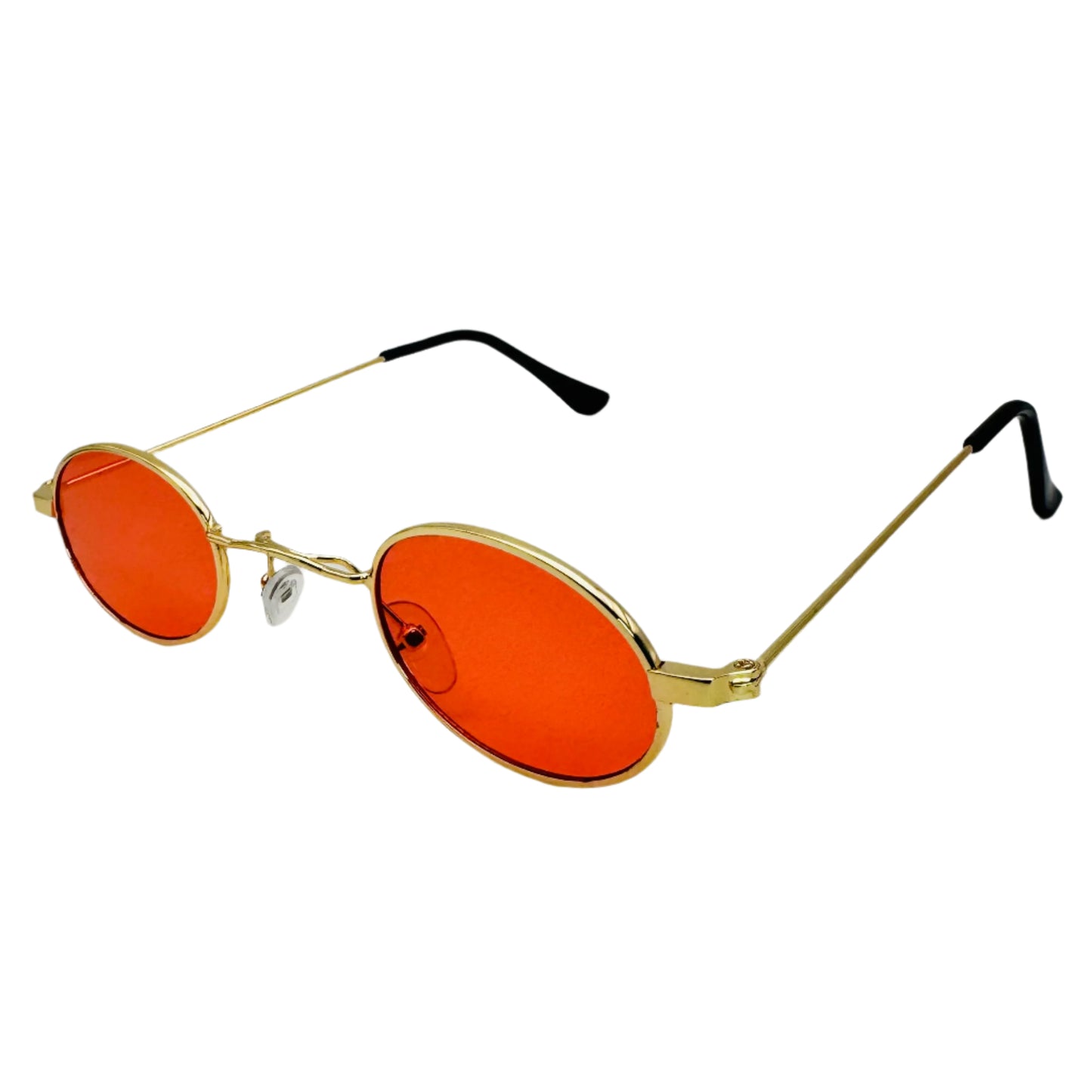 Red Lens Small Circle Sunglasses