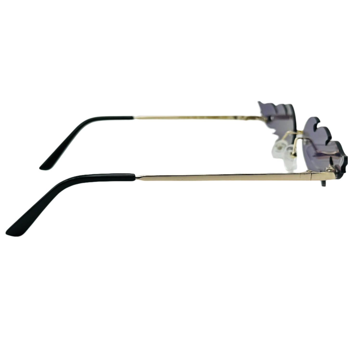 6076 | Mirrored Flame Novelty Sunglasses
