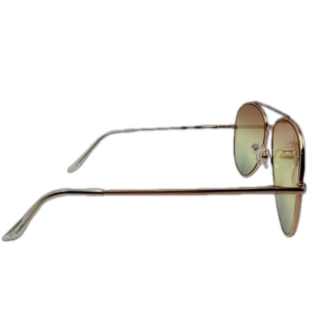 6001 | Two Tone Unisex Aviator Sunglasses