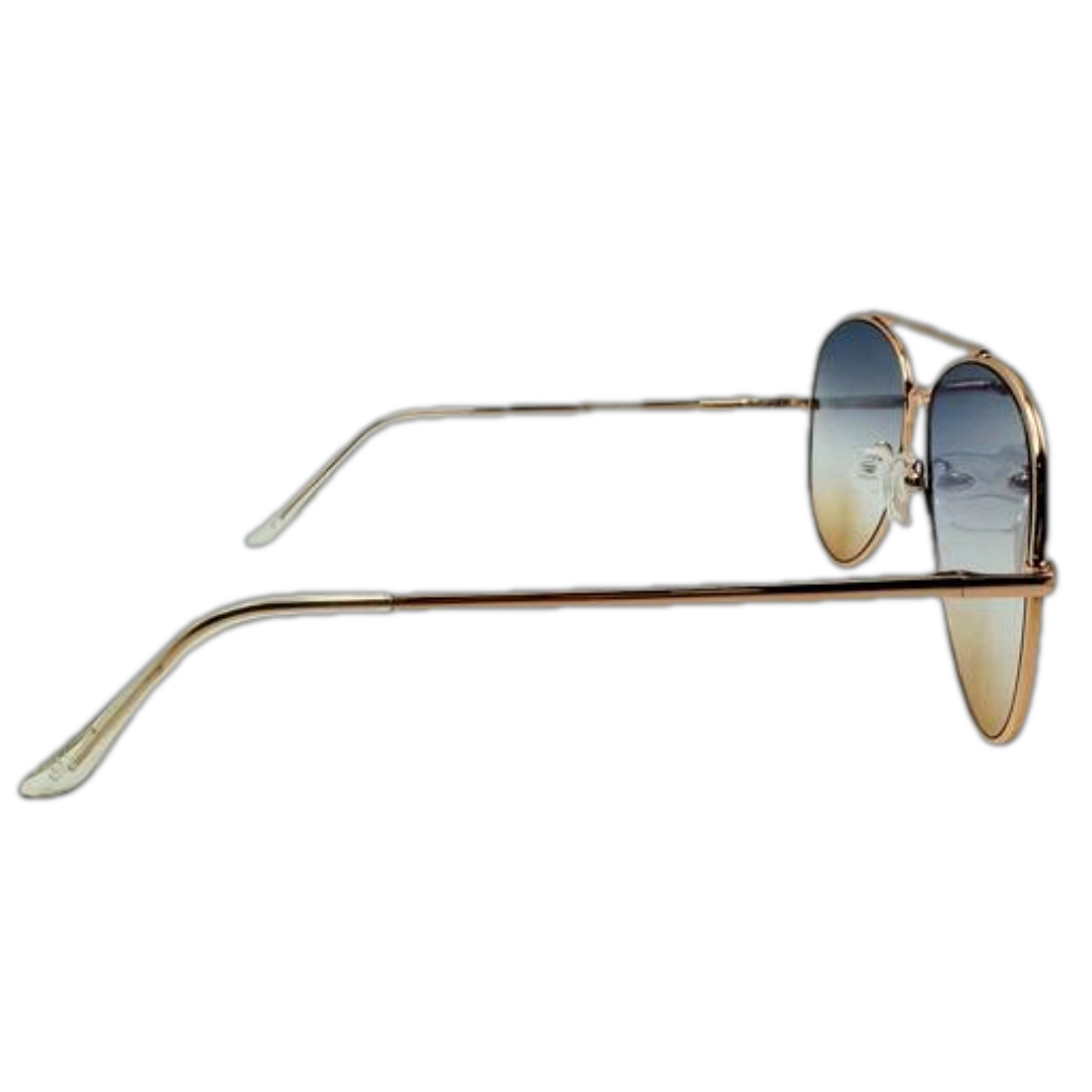 6001 | Two Tone Unisex Aviator Sunglasses