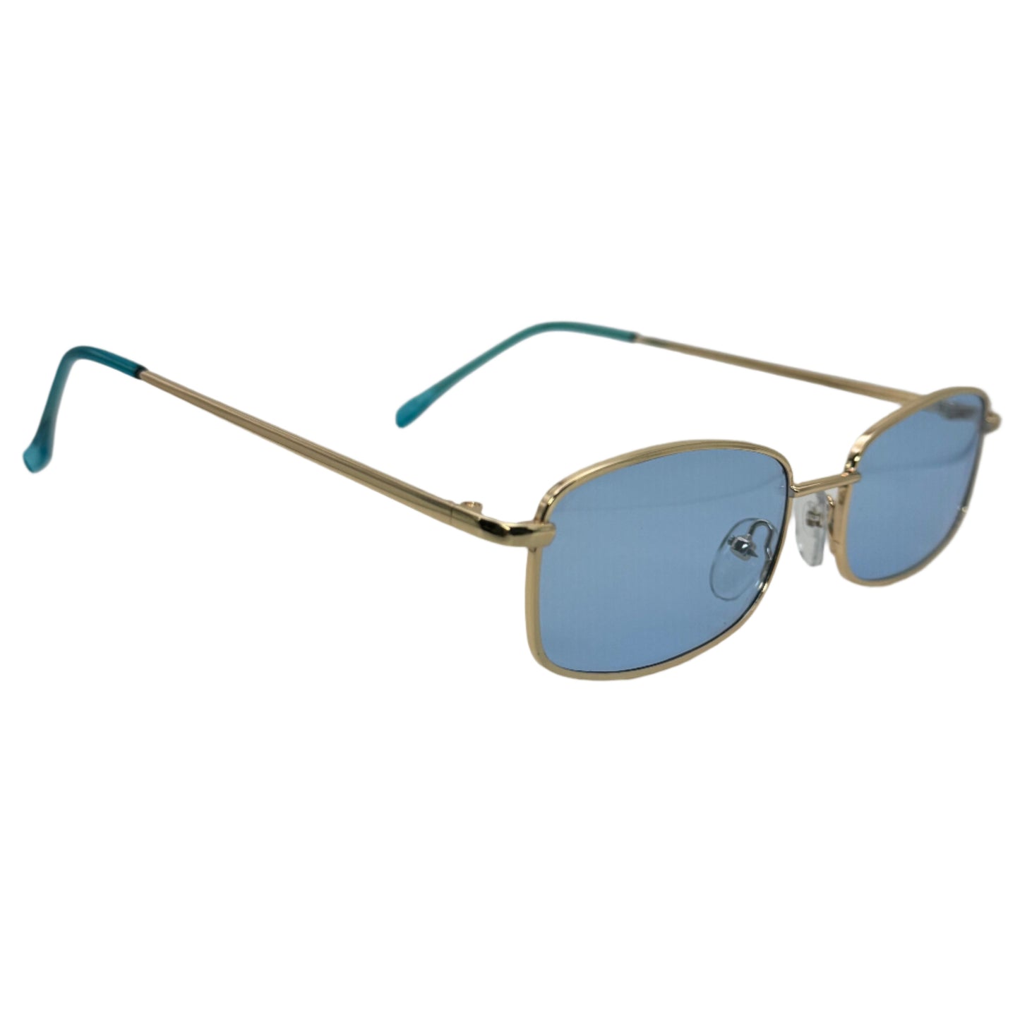 9342 (C) | Rectangle Retro Color Lens Sunglasses