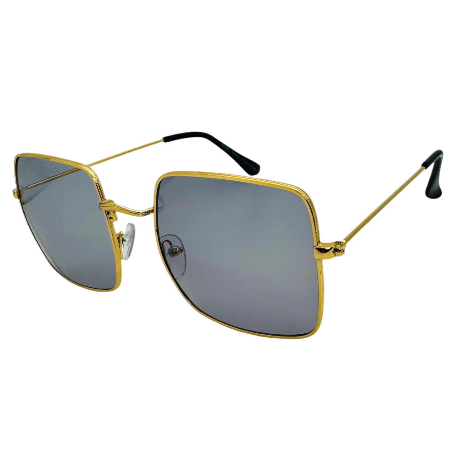 Black Square Retro Sunglasses