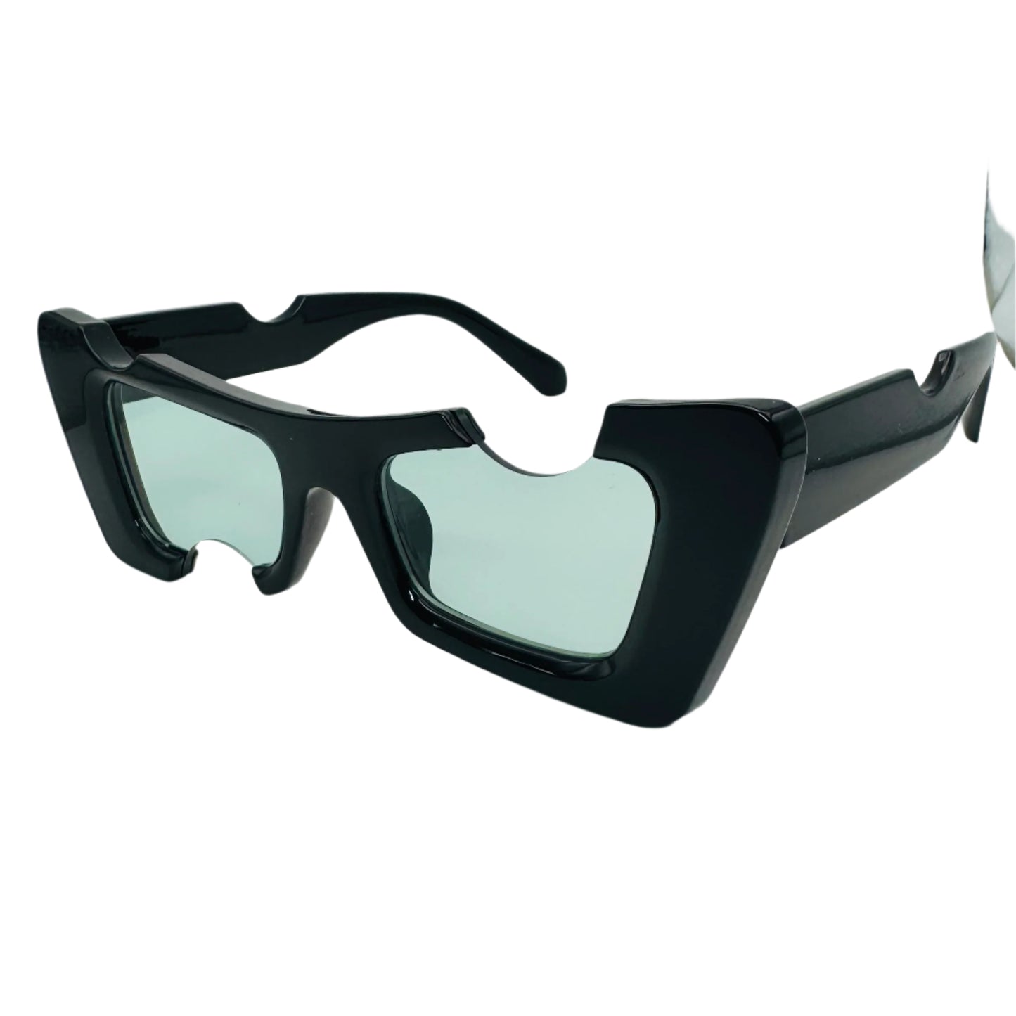 Green Lens Bite Novelty Sunglasses