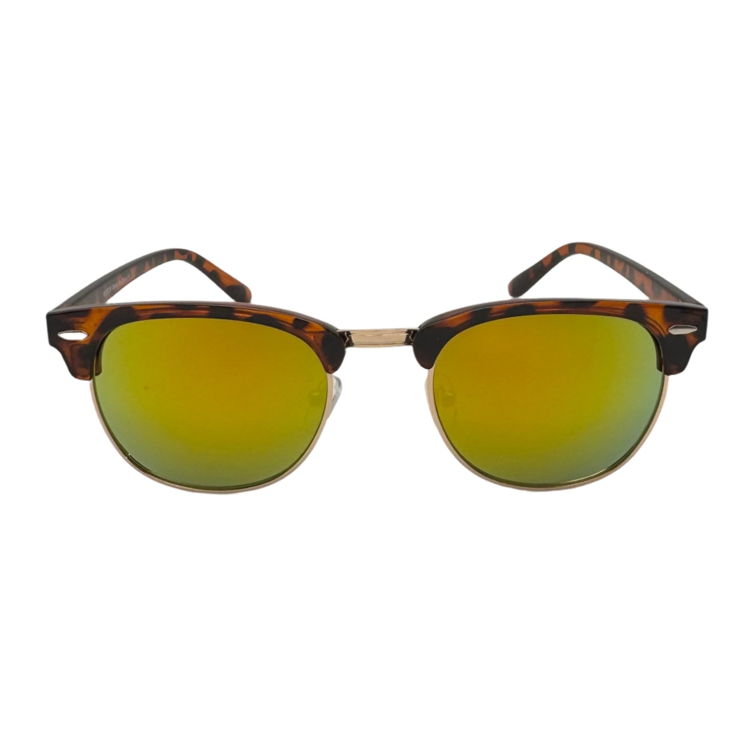 9027 (C) | Browline Sunglasses with Mirrored Lenses