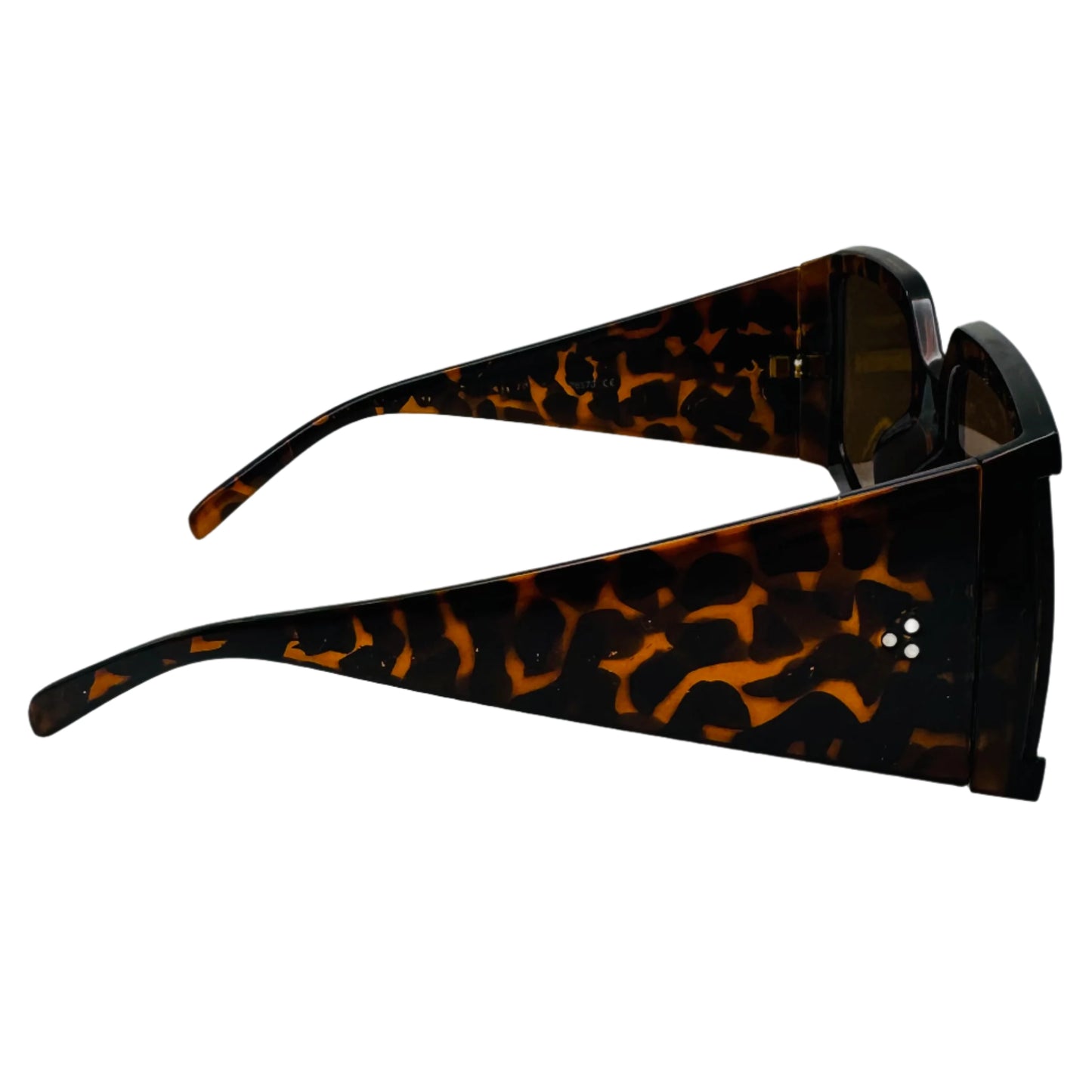 Tortoise Rimless Side Ladies Sunglasses