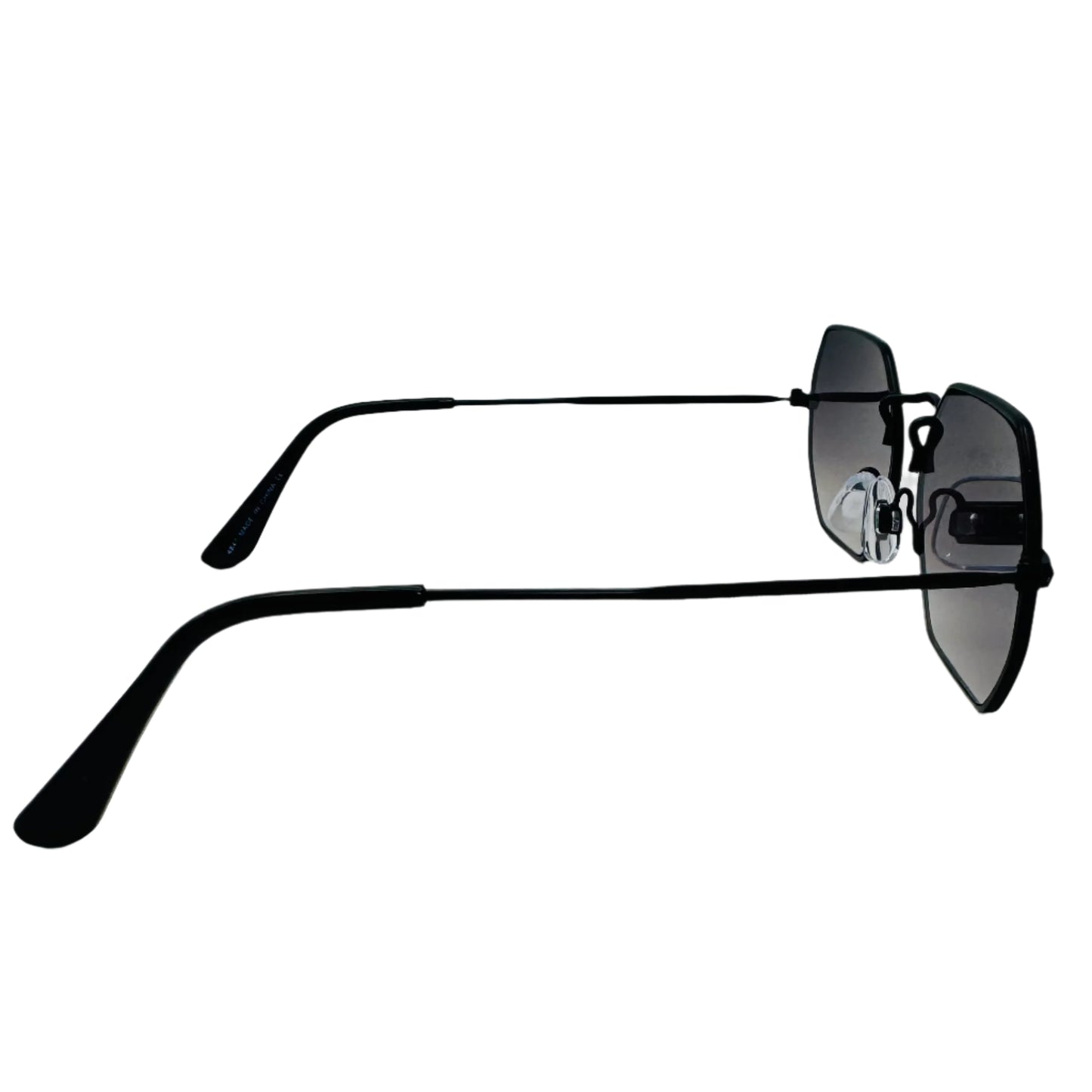 Black Hexagon Lens Sunglasses