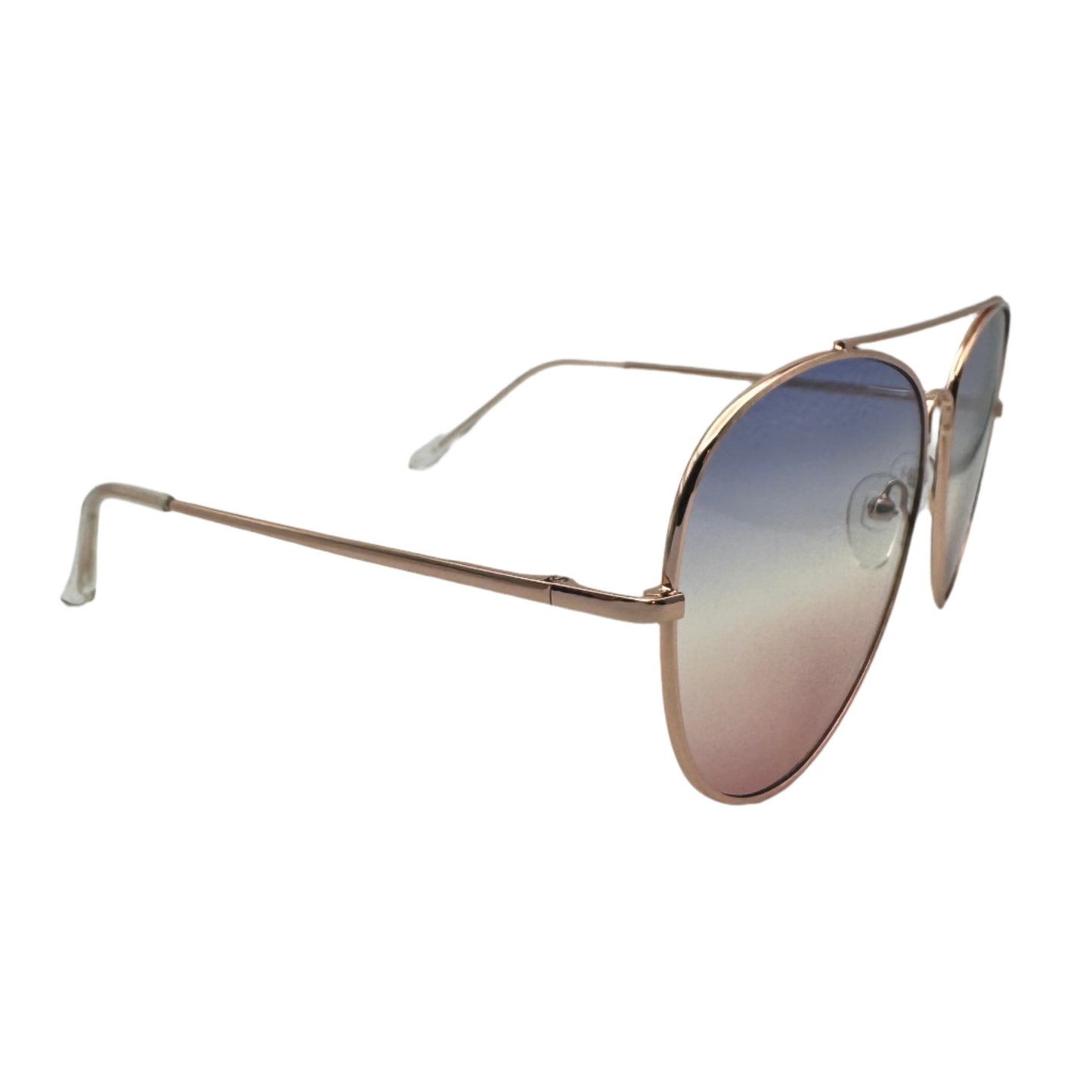 6001 | Two Tone Unisex Aviator Sunglasses