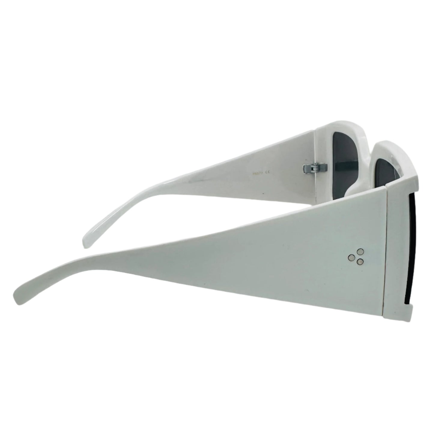 White Rimless Side Ladies Sunglasses