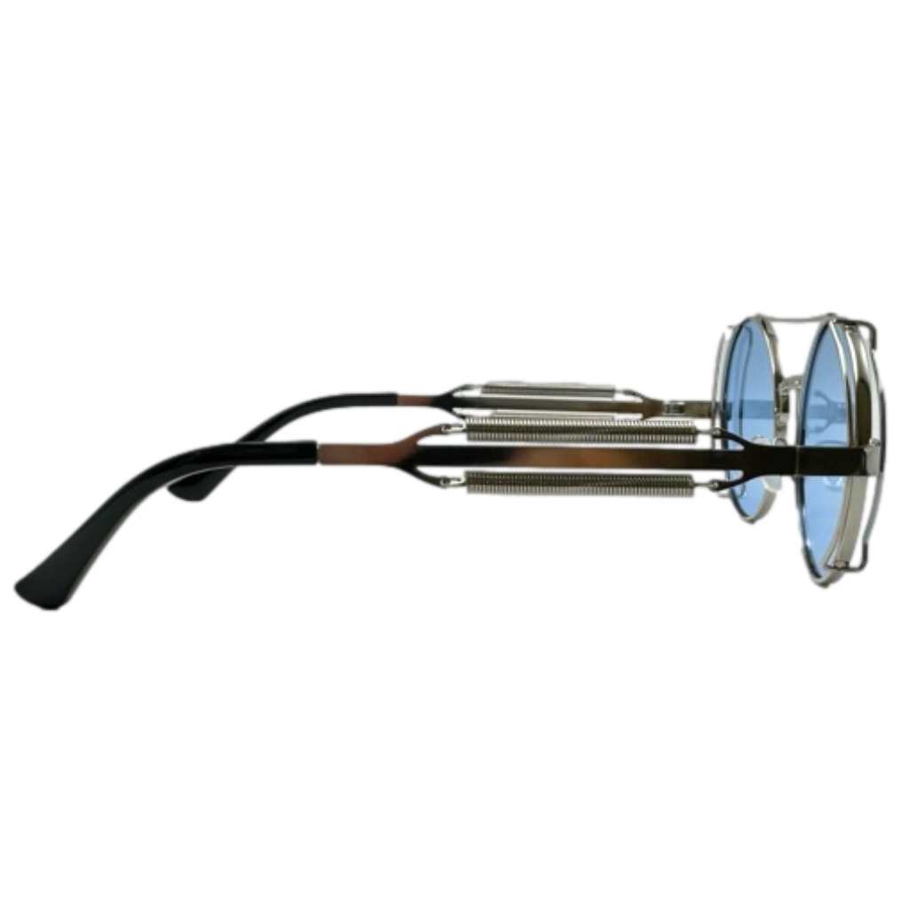 Blue Circle Sunglasses
