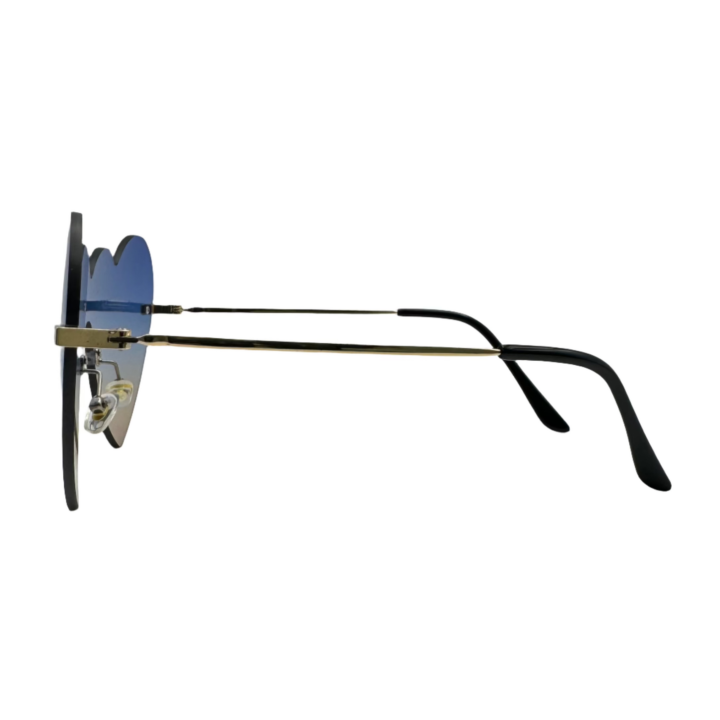 7008 | Rimless Heart Sunglasses
