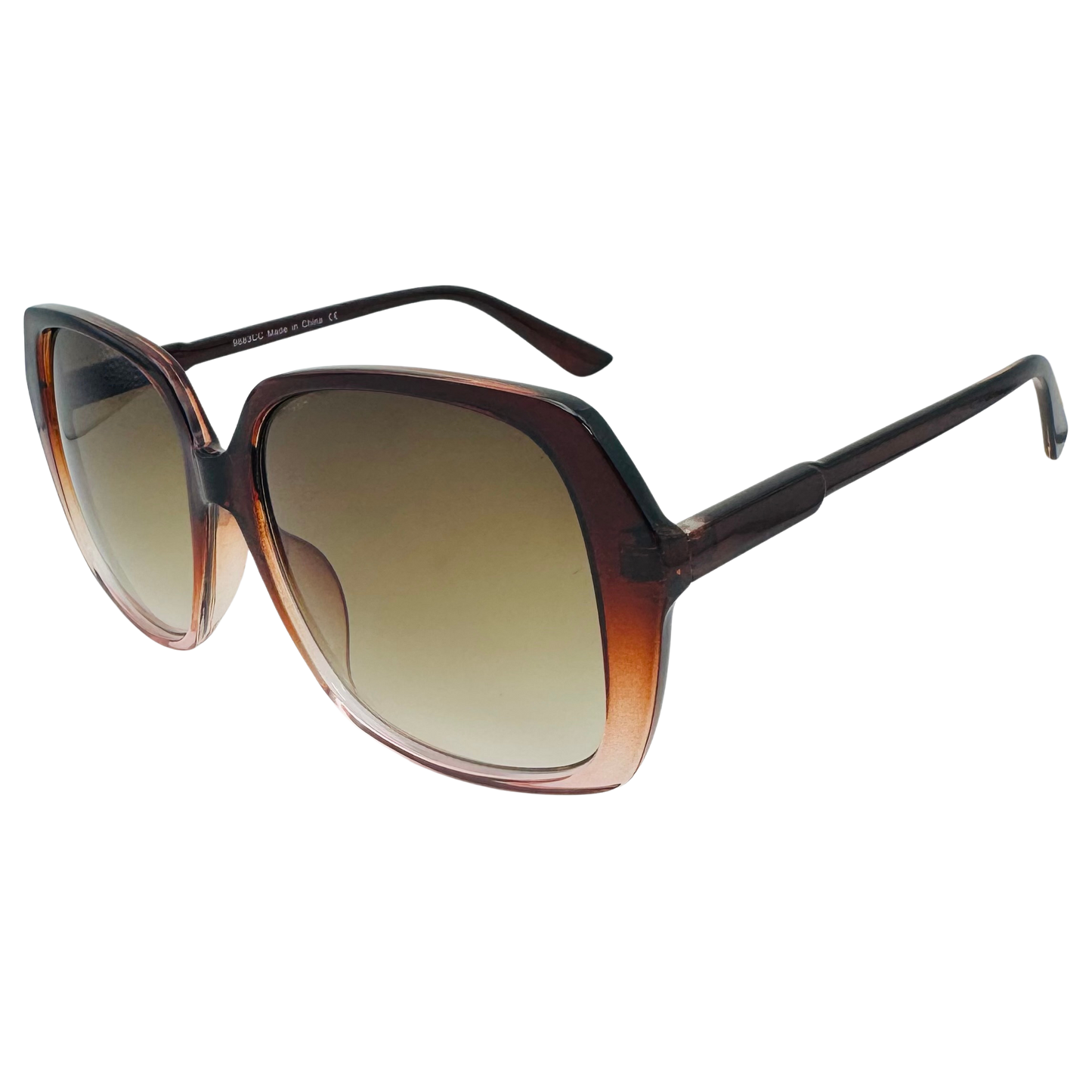 Brown Two Tone Ladies Sunglasses