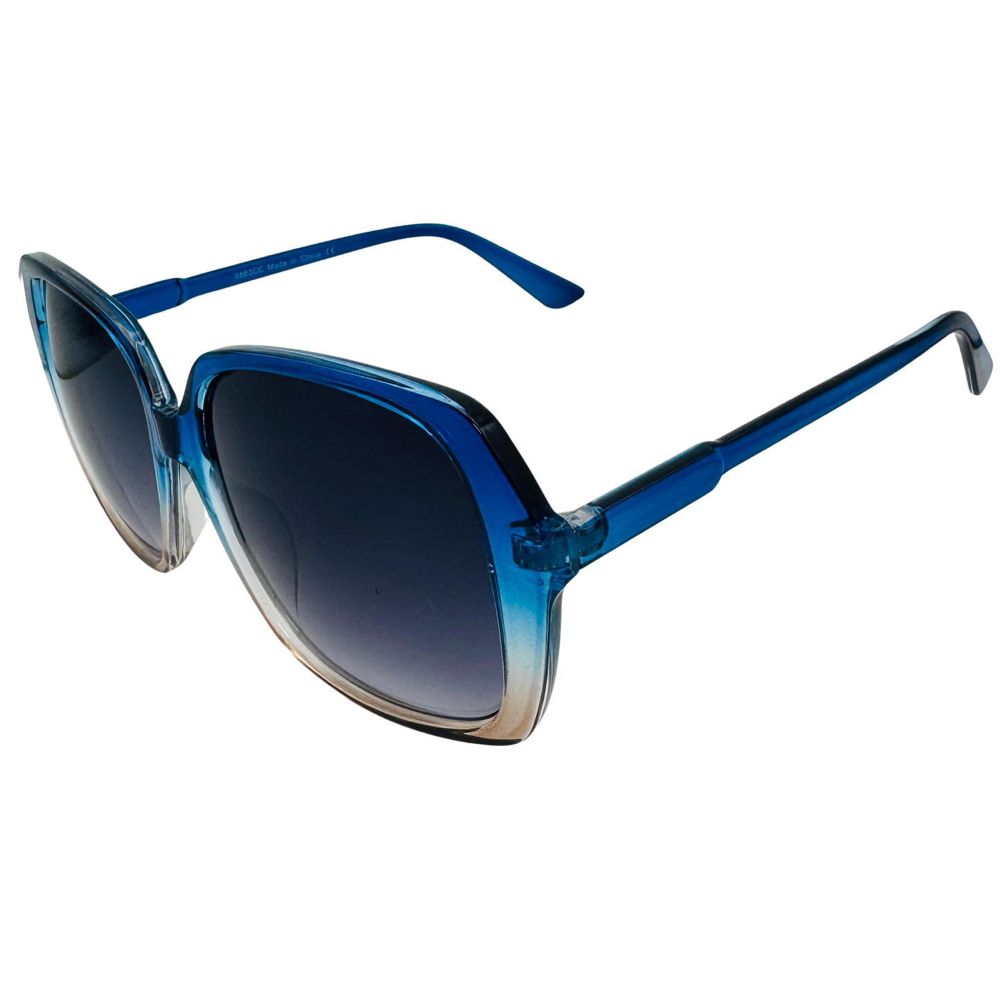Blue/Tan Two Tone Ladies Sunglasses