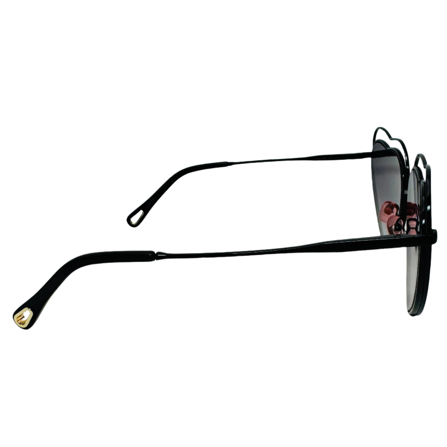 Pink Mirror Heart Sunglasses